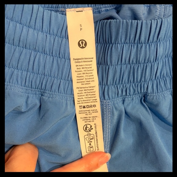 Lululemon Shake It Out High-Rise Running Shorts - Pool Party - Size S - Picture 5 of 5